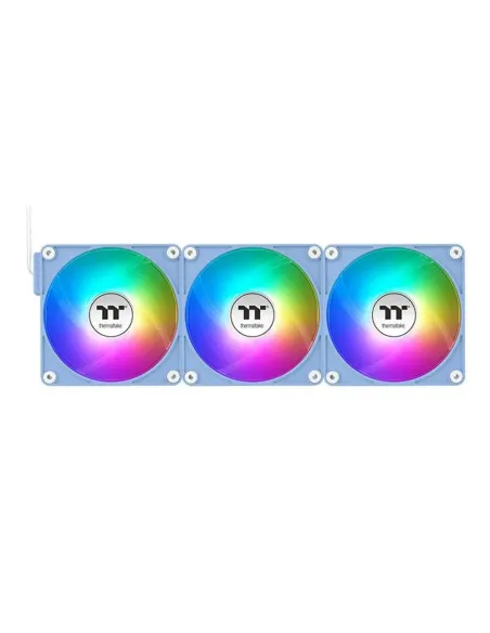 Ventilador caja magnetico thermaltake ct120 ex argb 3x 120mm azul hydrangea