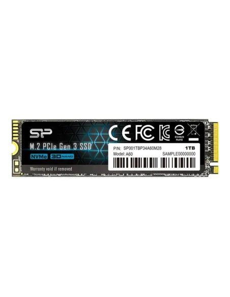 Disco duro interno ssd silicon power p34a60 1tb m.2 pci express