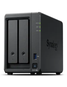 Servidor nas synology disk station ds725+ 4gb 2 bahias gigabit ethernet