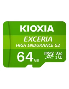 Tarjeta memoria micro sd kioxia 64gb exceria high endurance g2 uhs - i c10