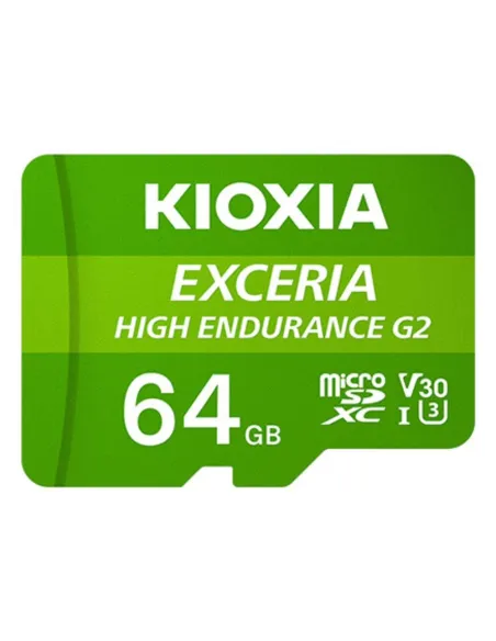 Tarjeta memoria micro sd kioxia 64gb exceria high endurance g2 uhs - i c10