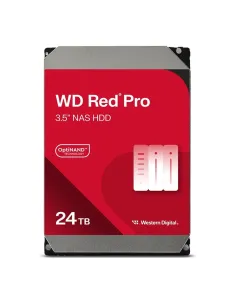 Disco duro interno hdd wd western digital nas red pro wd240kfgx 24tb 3.5 pulgadas sata 6gb - s 7200rpm 512mb