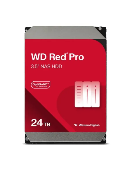Disco duro interno hdd wd western digital nas red pro wd240kfgx 24tb 3.5 pulgadas sata 6gb - s 7200rpm 512mb