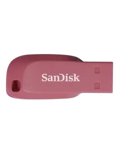 Memoria usb 2.0 sandisk 32gb cruzer blade rosa electrico