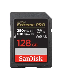 Tarjeta memoria secure digital sdxc 128gb sandisk extreme pro v60 clase 10 uhs - ii u3