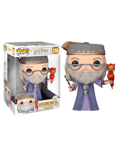 Funko pop harry potter dumbledore con fawkes fenix 10 pulgadas 48038