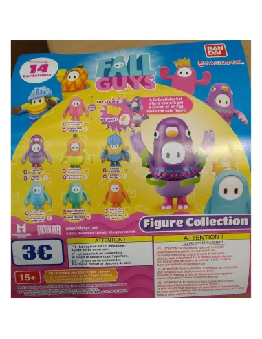 Set gashapon figuras bandai lote 50 articulos fall guys 14 variaciones crown edition