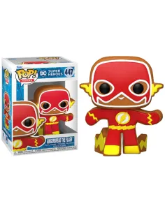 Funko pop dc comics navidad galleta jengibre the flash 64323