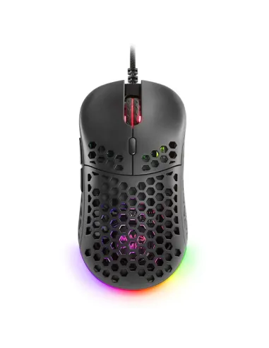 Mars Gaming MM55 Negro Ratón Gaming RGB Chroma Ultra-ligero 55g 12800 DPI