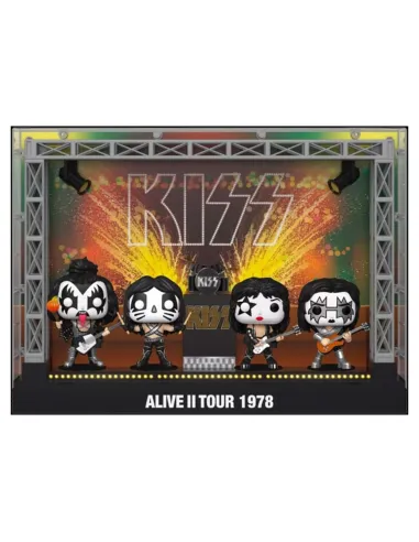 Funko pop pack 4 pops moments dlx the kiss alive ii 1978 tour 67771