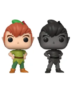 Pack de 2 funko pops disney peter pan con sombra