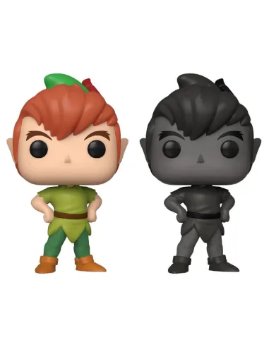 Pack de 2 funko pops disney peter pan con sombra
