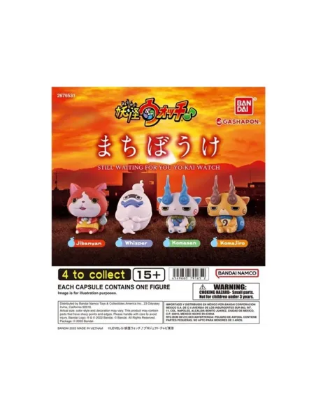 Set gashapon lote 30 articulos yokai watch machibouke