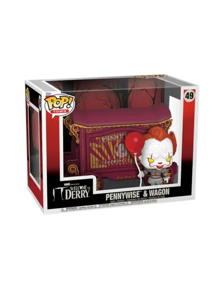 Funko pop town welcome to derry pennywise and wagon Funko pop town welcome to derry pennywise and wagon