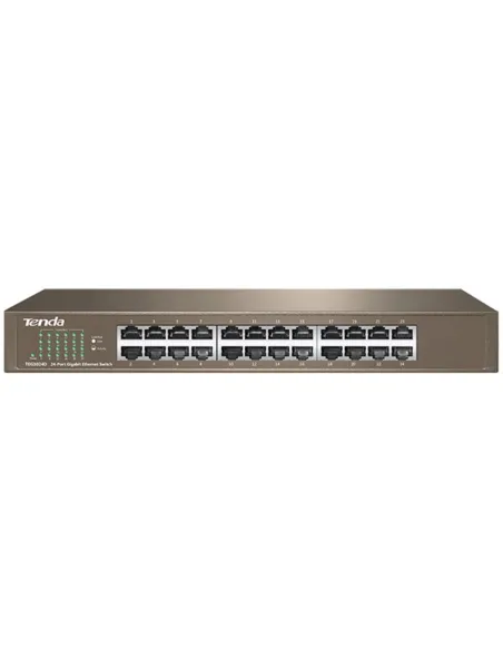 Switch 24 puertos gigabit ethernet 10 - 100 - 1000 tenda