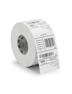 Caja etiquetas zebra trasferencia termica 100x50mm 4 rollos x 2820 unidades