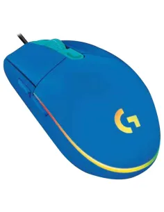 Mouse raton logitech g102 lightsync azul gaming 8.000 dpi 6 botones