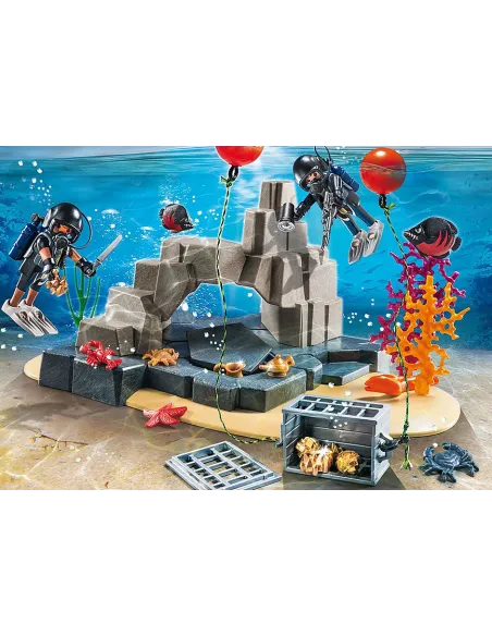 Playmobil fuerzas especiales superset unidad de buceo