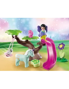 Playmobil 1.2.3 parque infantil hada