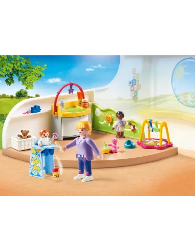 Playmobil ciudad habitacion de bebes