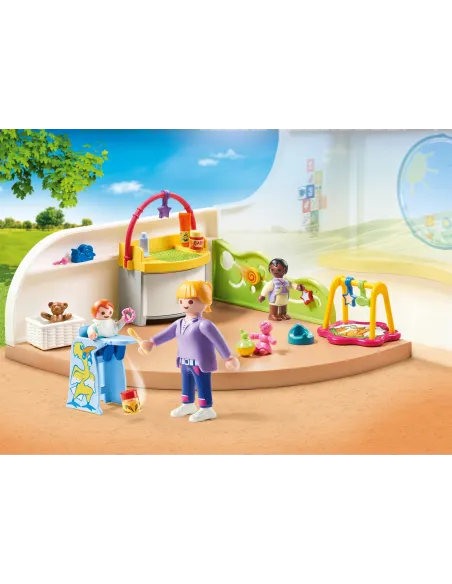 Playmobil ciudad habitacion de bebes