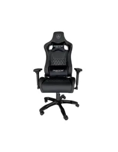 Silla gaming keep out hammer black silver incluye cojines