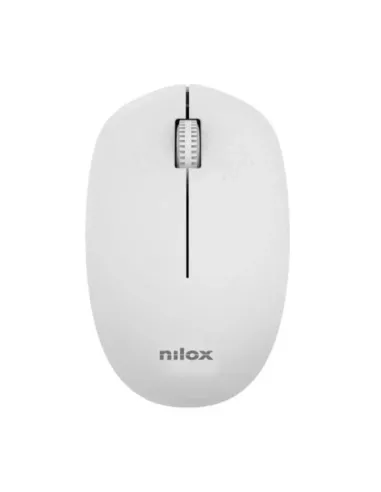 Nilox Ratón Wireless, 1000 DPI, 3 botones, Gris