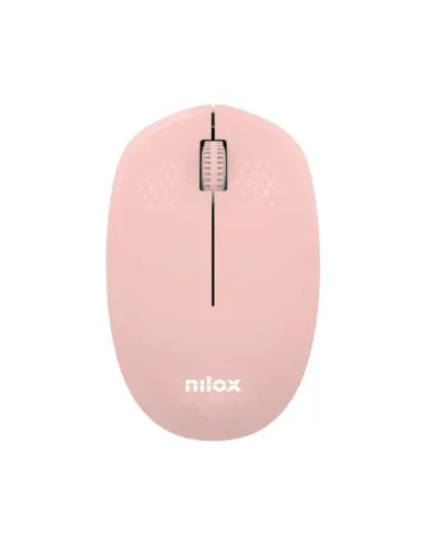 Nilox Ratón Wireless, 1000 DPI, 3 botones, Rosa