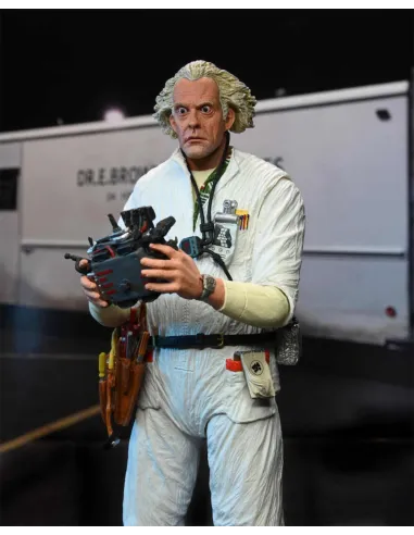 Figura neca  back to the future -  ultimate doc brown (1985) scale action figure