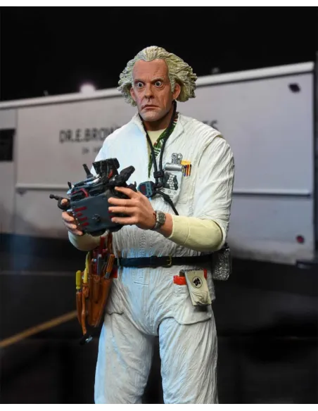 Figura neca  back to the future -  ultimate doc brown (1985) scale action figure