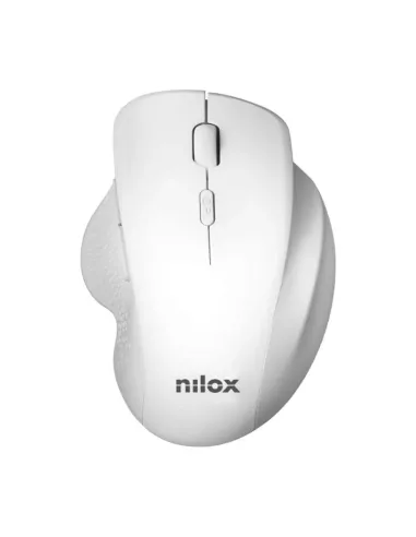 Nilox Ratón Wireless 3200 DPI, 2.4G, Blanco