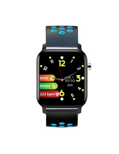 Reloj smartwatch leotec multisport bit 2 plus ip68 negro y azul 1.4 pulgadas