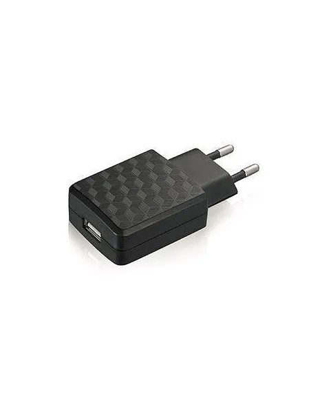 Cargador de pared leotec usb 5v 2a usb - 2.5mm usb - micro usb negro