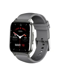 Reloj smartwatch leotec multisport crystal ip68 gris 1.69 pulgadas