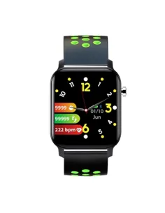 Reloj smartwatch leotec multisport bit 2 plus ip68 negro y verde 1.4 pulgadas