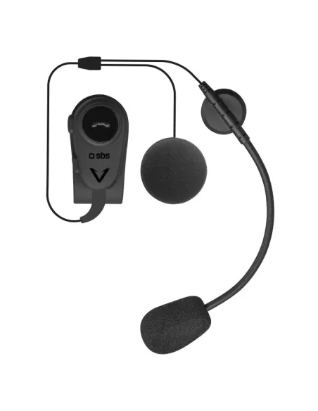 Auriculares inalambricos sbs teearsetmonomotobtk mono para moto negro