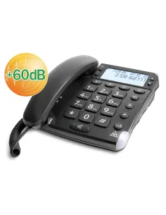Telefono fijo doro magna black - negro