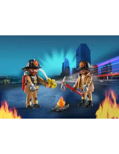 Playmobil duopack bomberos
