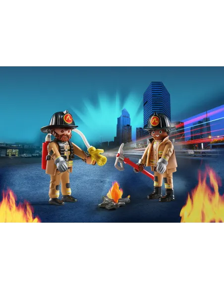 Playmobil duopack bomberos