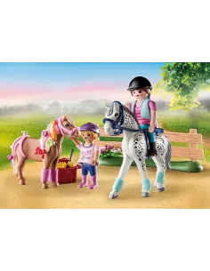 Playmobil starter pack cuidado de caballos