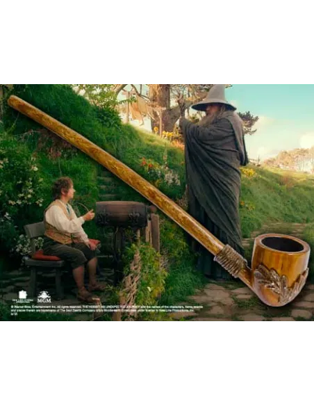 Replica the noble collection l hobbit pipa bilbo bolson de 23 cm