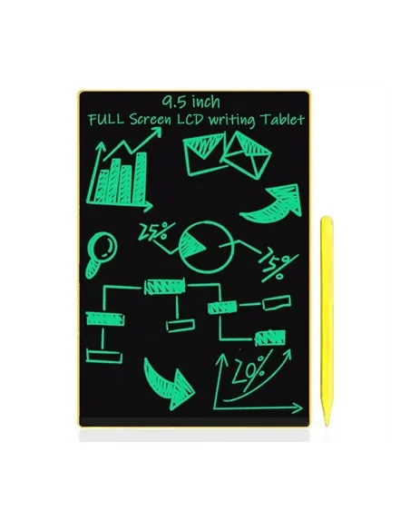 Pizarra digital leotec nine yellow lcd 9.5 pulgadas amarillo