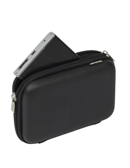 Funda rivacase davos 9102 para disco duro y gps negra