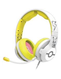 Auriculares micro gaming hori pro pikachu pop white supraural -  40mm -  jack 3.5mm -  cancelacion de ruido