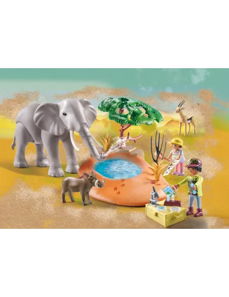 Playmobil wiltopia elefante en la charca