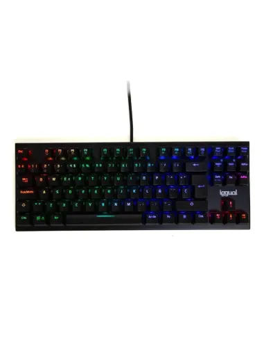 iggual Teclado gaming TKL mecánico ONYX RGB negro