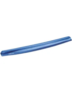 Reposamuñecas para teclado fellowes gel crystal azul