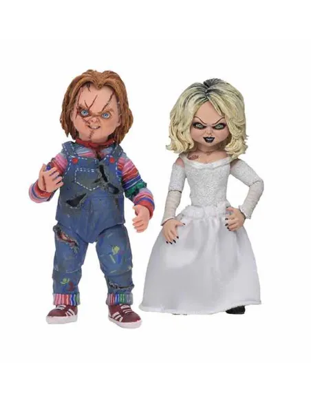 Pack 2 figuras neca terror chucky la novia de chucky ultimate chucky & tiffany