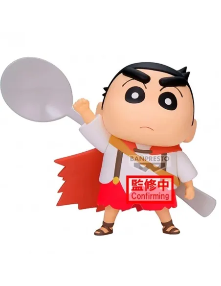 Figura banpresto crayon shinchan the movie super hot! the spicy kasukabe dancers kasukabe boueitai vol.1 ver.a 11cm