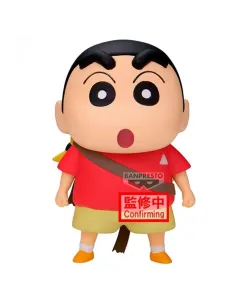 Figura banpresto crayon shinchan the movie super hot! the spicy kasukabe dancers kasukabe boueitai vol.1 ver.b 11cm